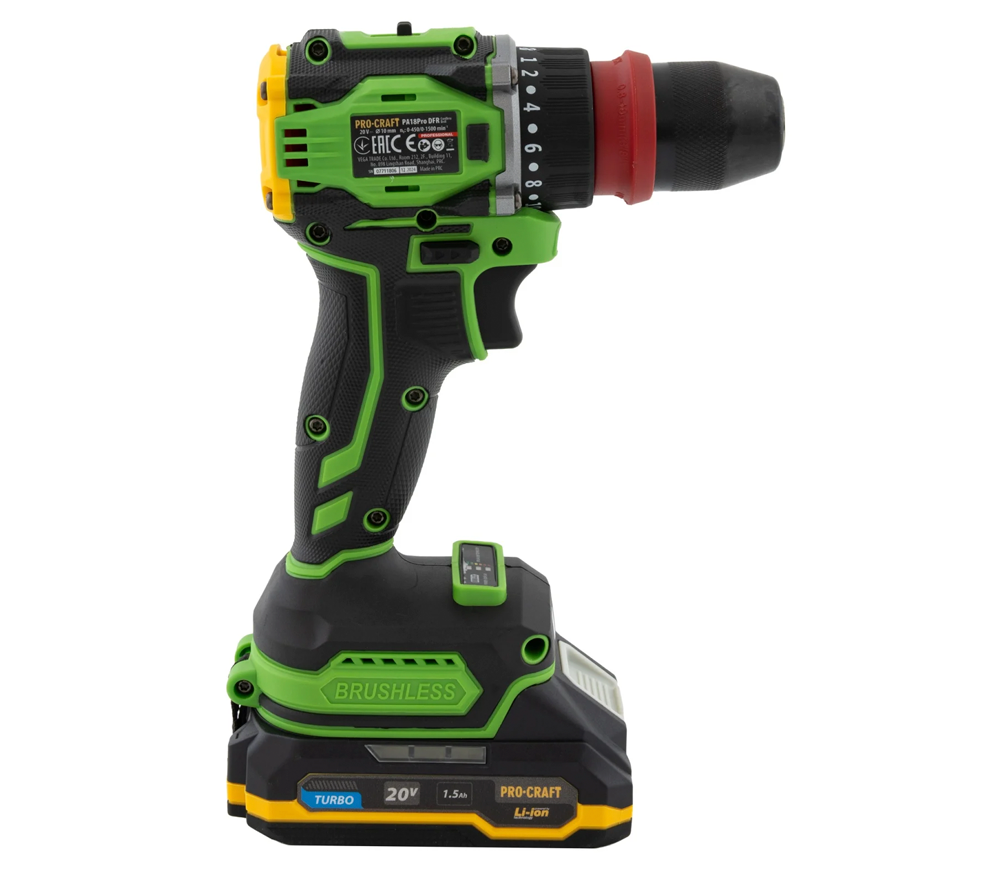 Mașină de &icirc;nșurubat cu acumulator ProCraft PA18Pro DFR 20V 1.5Ah-3