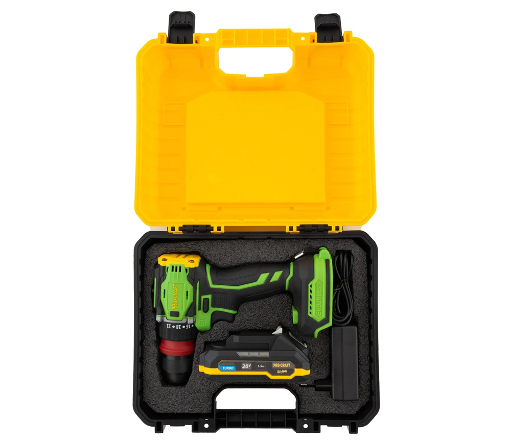 Mașină de &icirc;nșurubat cu acumulator ProCraft PA18Pro DFR 20V 1.5Ah-8