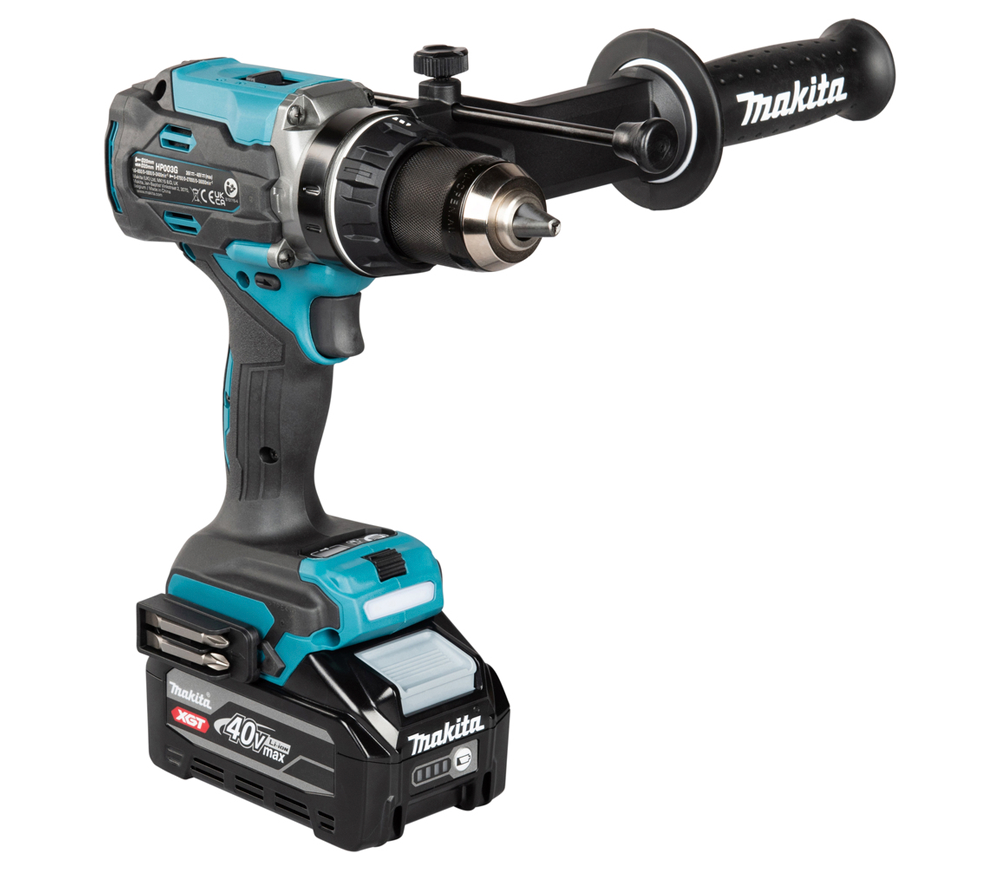 Mașină de &icirc;nșurubat cu percuție cu acum. MAKITA HP003GU201 40V 4Ah-6