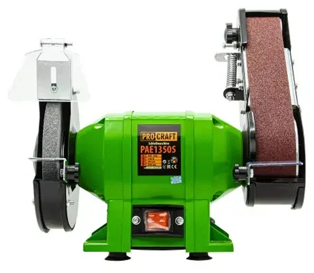 Polizor de banc cu disc și bandă ProCraft PAE1350S 250w 150mm-2