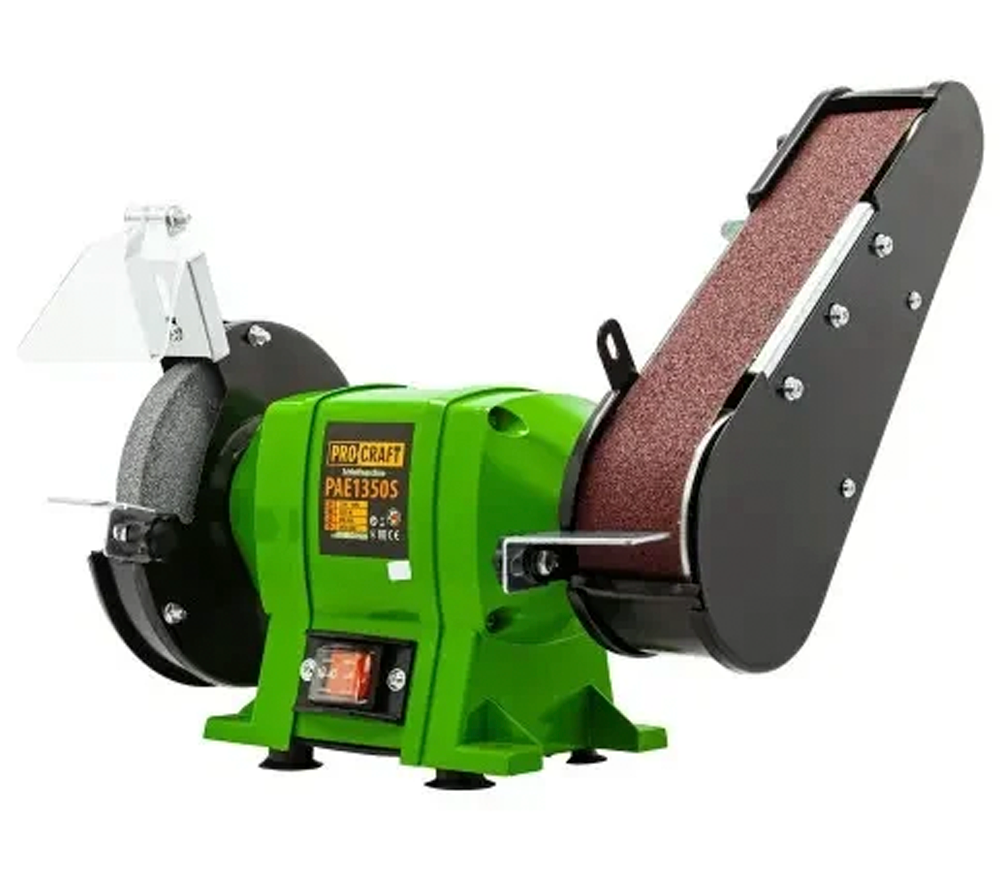 Polizor de banc cu disc și bandă ProCraft PAE1350S 250w 150mm