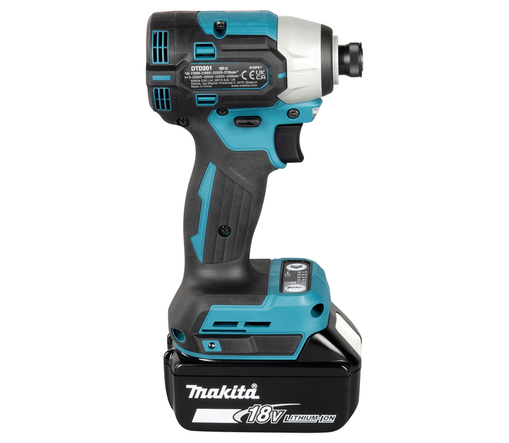 Винтовёрт аккумуляторный ударный (без АКБ) MAKITA DTD201Z 18В-6