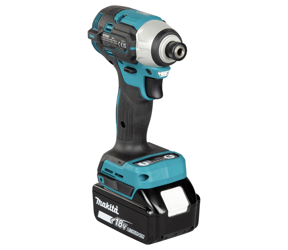 Винтовёрт аккумуляторный ударный (без АКБ) MAKITA DTD201Z 18В-7