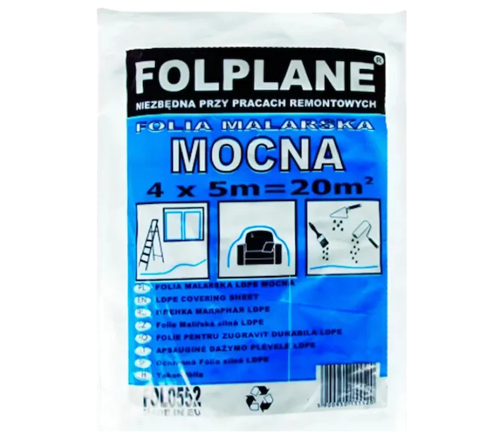 Folie protectoare transparentă PAINTER FOL0552 5m 4000mm