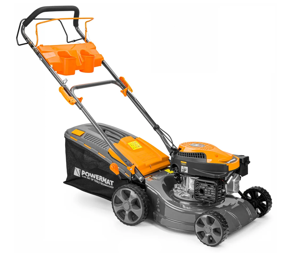 Mașină de tuns gazonul cu benzină POWERMAT PM-KSS-5S 406mm 5cp