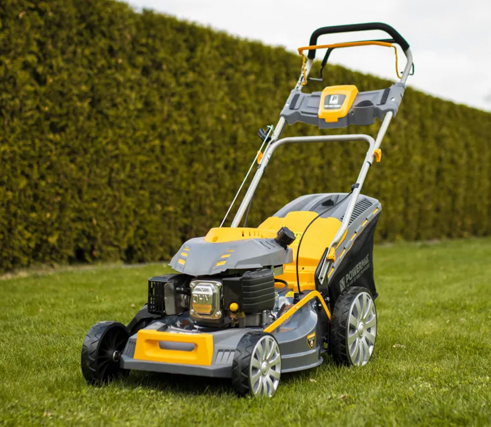 Mașină de tuns gazonul cu benzină POWERMAT PM-KSS-700SH 510mm 7cp-3