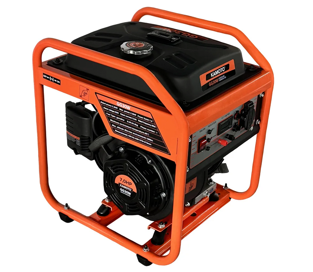 Электрогенератор KAMOTO GG 30W 3.5квт Бензин Инвертор-3