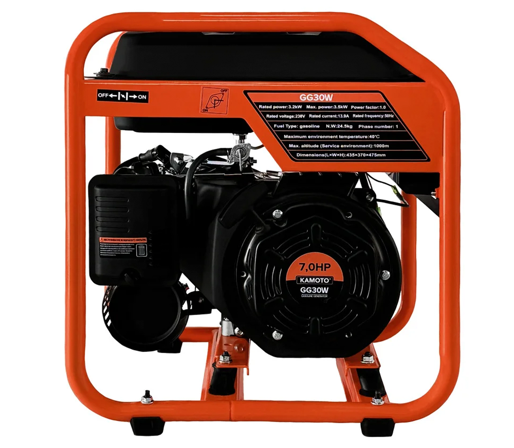 Электрогенератор KAMOTO GG 30W 3.5квт Бензин Инвертор-4