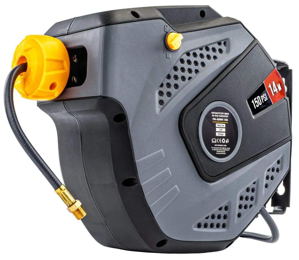 Tambur cu furtun pneumatic POWERMAT PM-ABNW-14M 14m-4