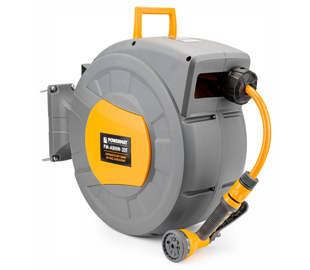 Tambur cu furtun POWERMAT PM-ABNW-20M 13 mm (1/2") 20m