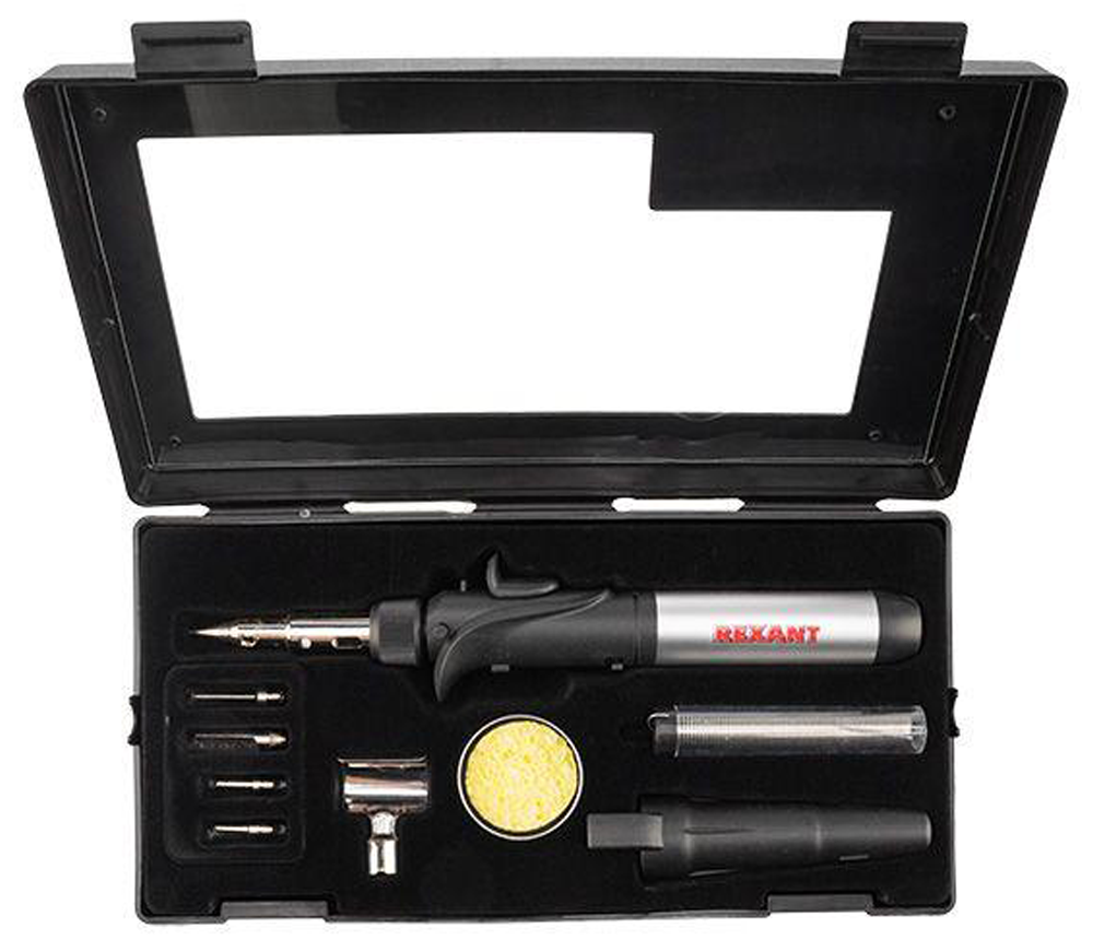Stație de lipit cu gaz REXANT 12-0505  400°C Balon cu gaz-2