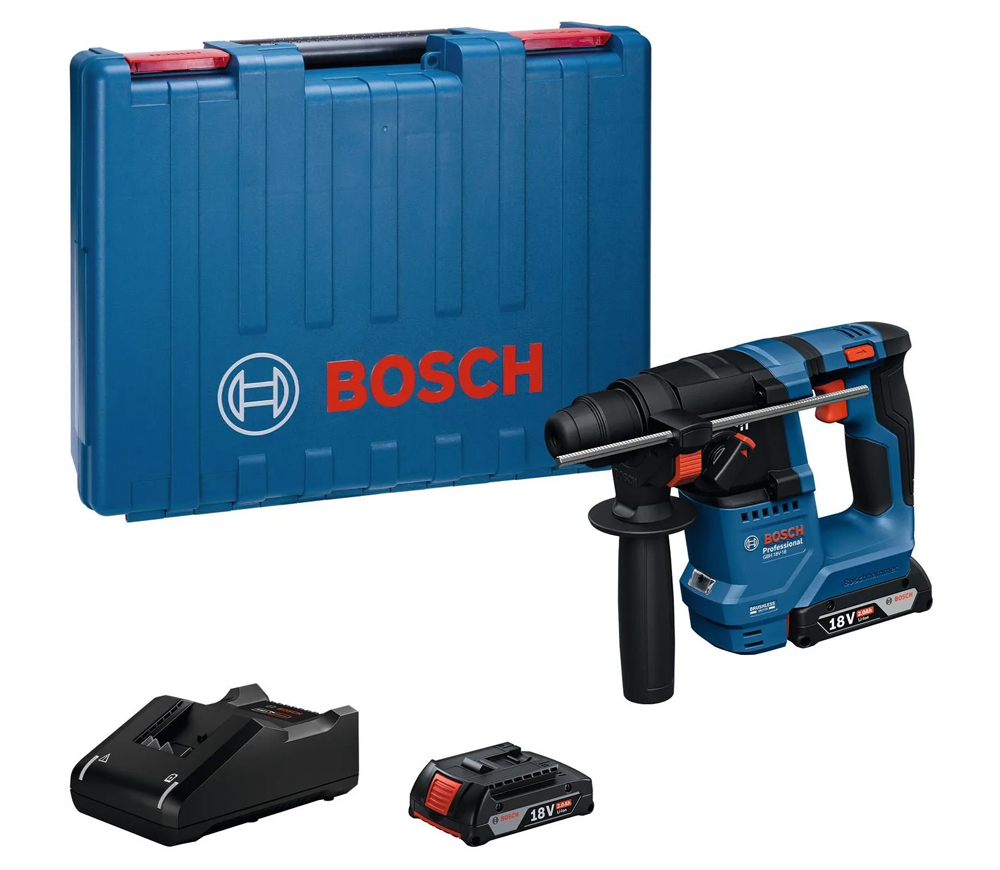 Ciocan rotopercutor cu acumulator BOSCH GBH 18V-18 1.5J 18V 2Ah