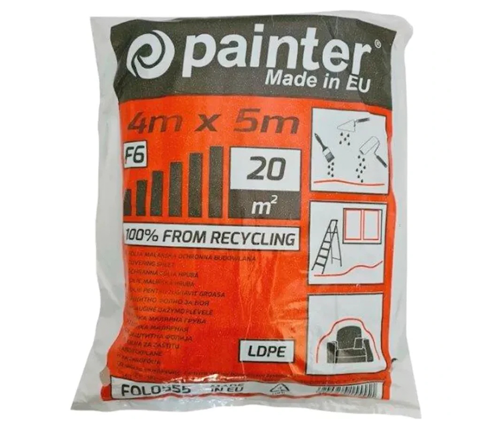 Folie protectoare transparentă PAINTER FOL0555 5m 4000mm