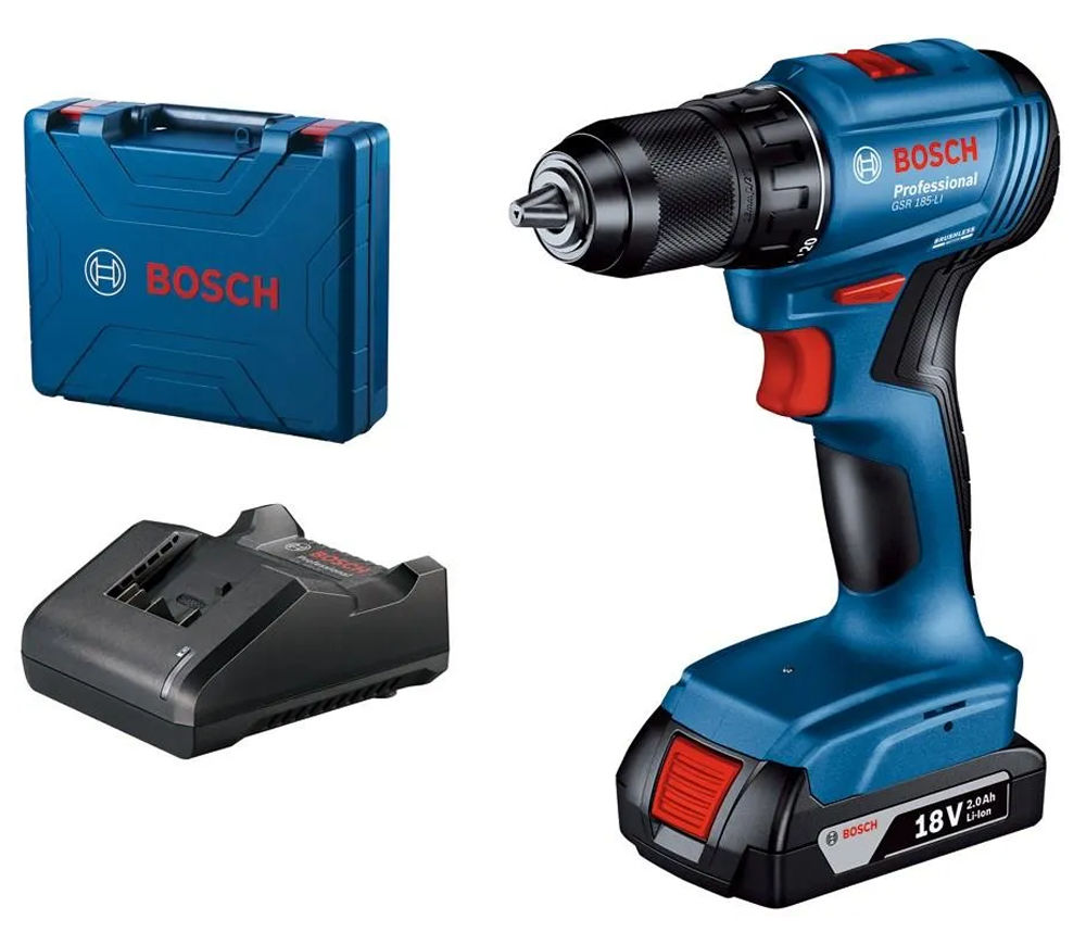 Mașină de înșurubat cu acumulator BOSCH PRO GSR 185-LI 18V 2Ah