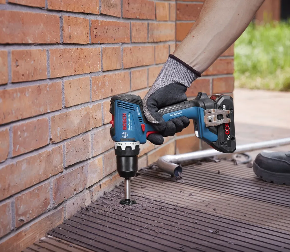 Mașină de înșurubat cu percuție cu acum. BOSCH PRO GSB 18V-65 18V 2Ah-3