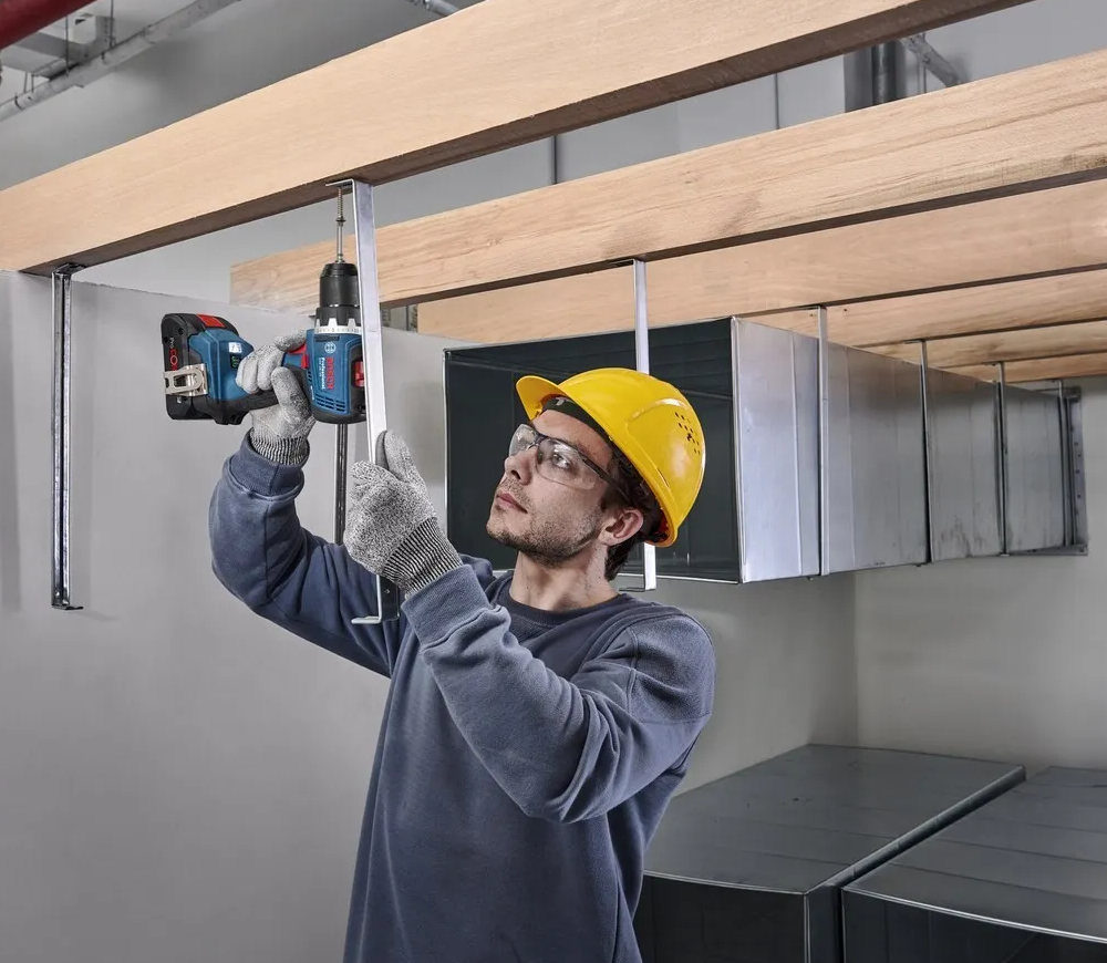 Mașină de înșurubat cu percuție cu acum. BOSCH PRO GSB 18V-65 18V 2Ah-4