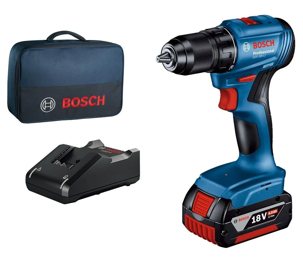 Mașină de înșurubat cu acumulator BOSCH PRO GSR 185-LI 18V 4Ah
