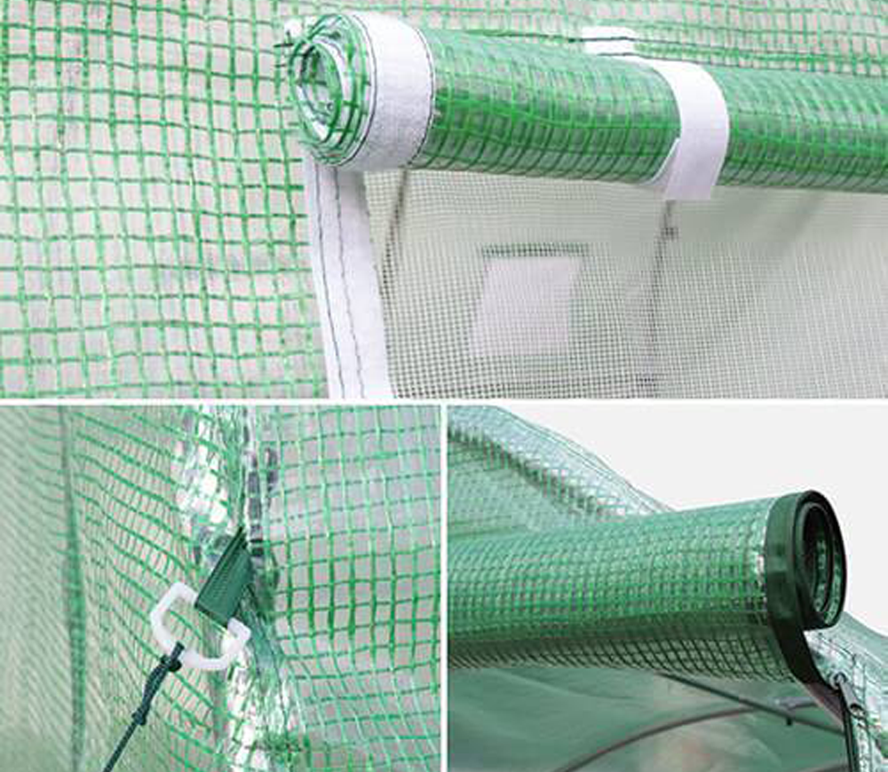 Seră arcuită TEHNO-MS 8x4x2.5 mm 32m² Verde-4
