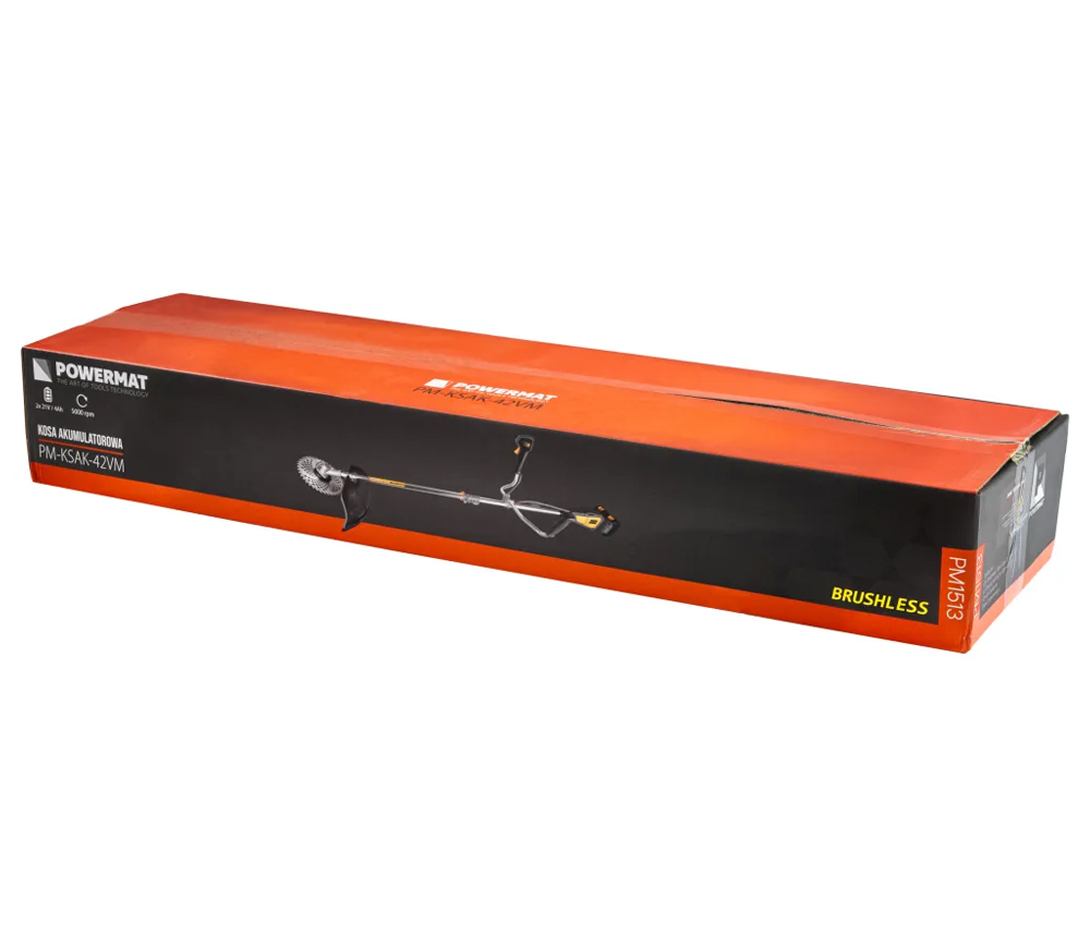 Триммер аккумуляторный POWERMAT PM-KSAK-42VM 2x21В 4Ач-12