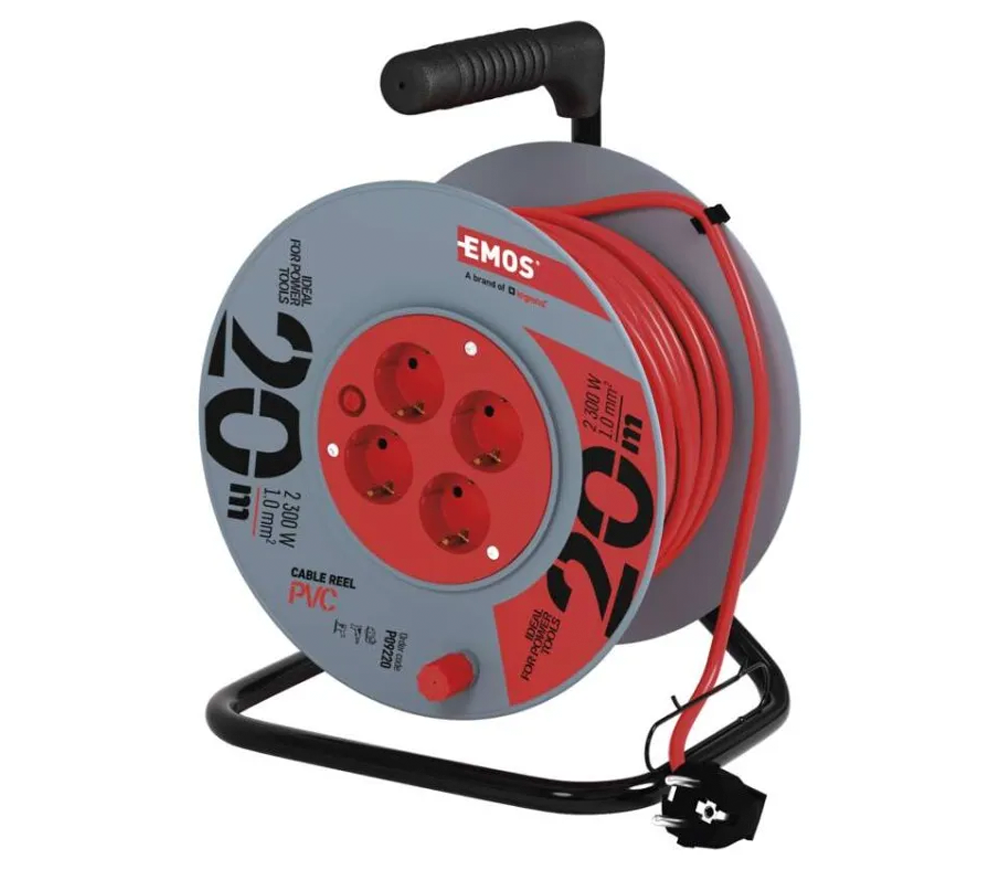 Prelungitor cu tambur 20m 1-10A EMOS P09220