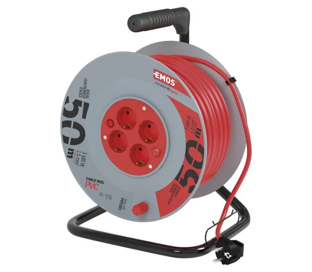 Prelungitor cu tambur 50m 1-16A EMOS P09250